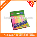 various size color sticker note with opp packing